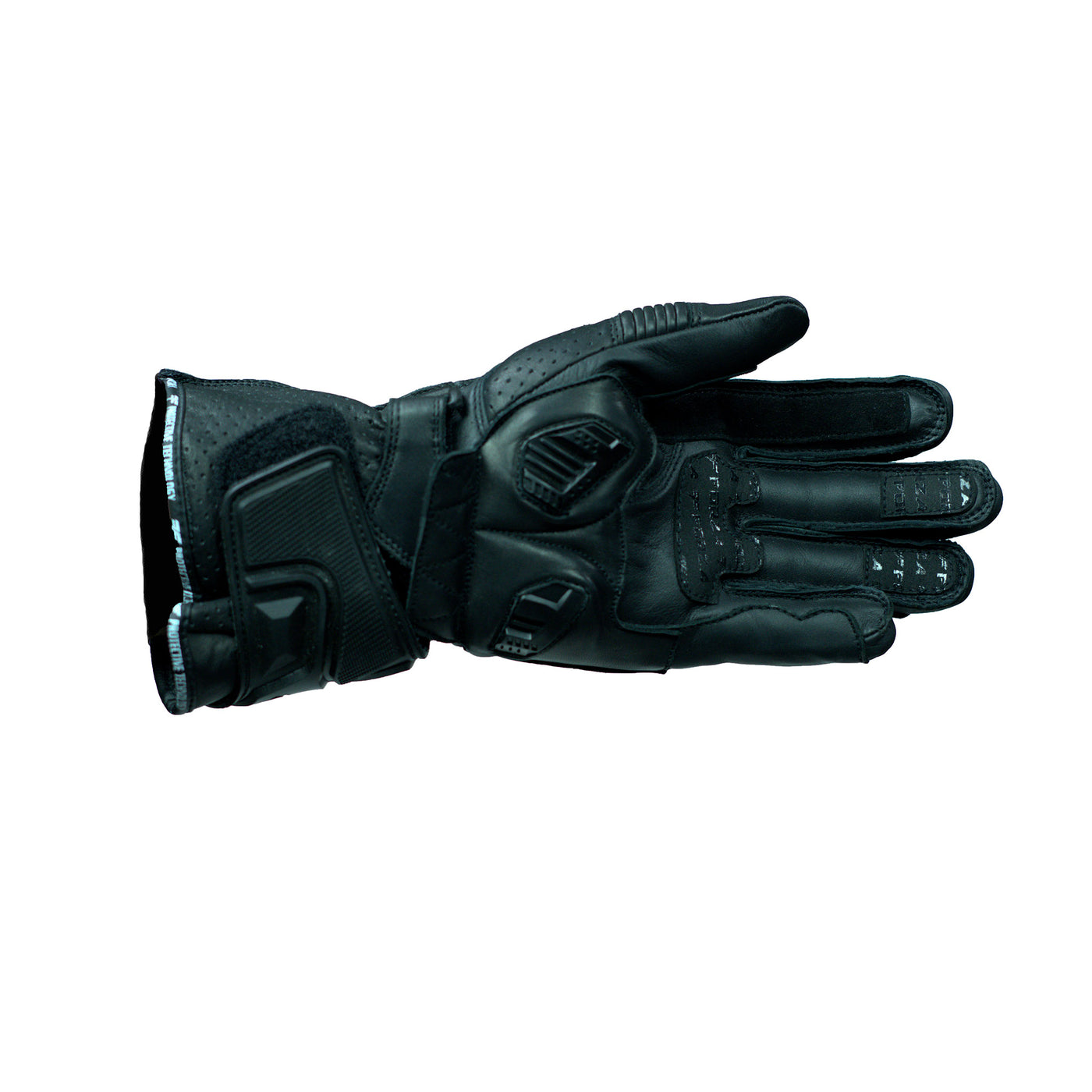 FORZA SR1 CARBON BLACK LEATHER GLOVES
