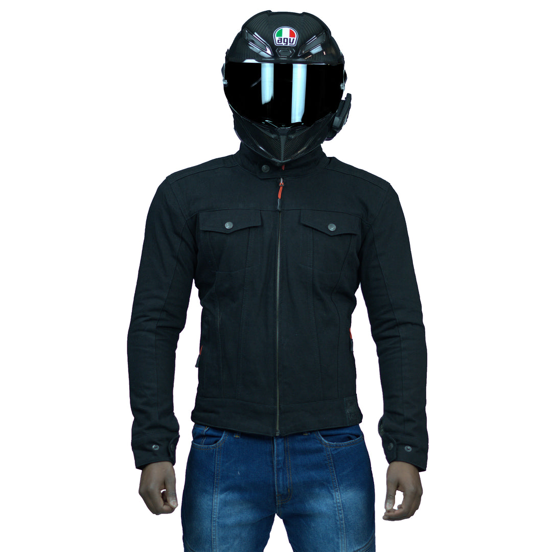 FORZA BLAZE BLACK KEVLAR DENIM JACKET – forzacanada